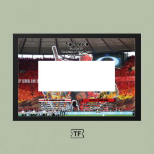 DFB Pokal 2024- Rahmen mit Wunschverein