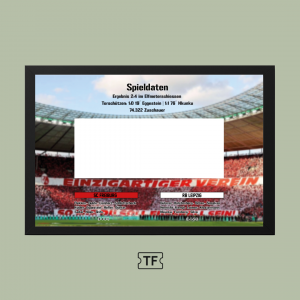 DFB Pokal 2023- Rahmen mit Wunschverein