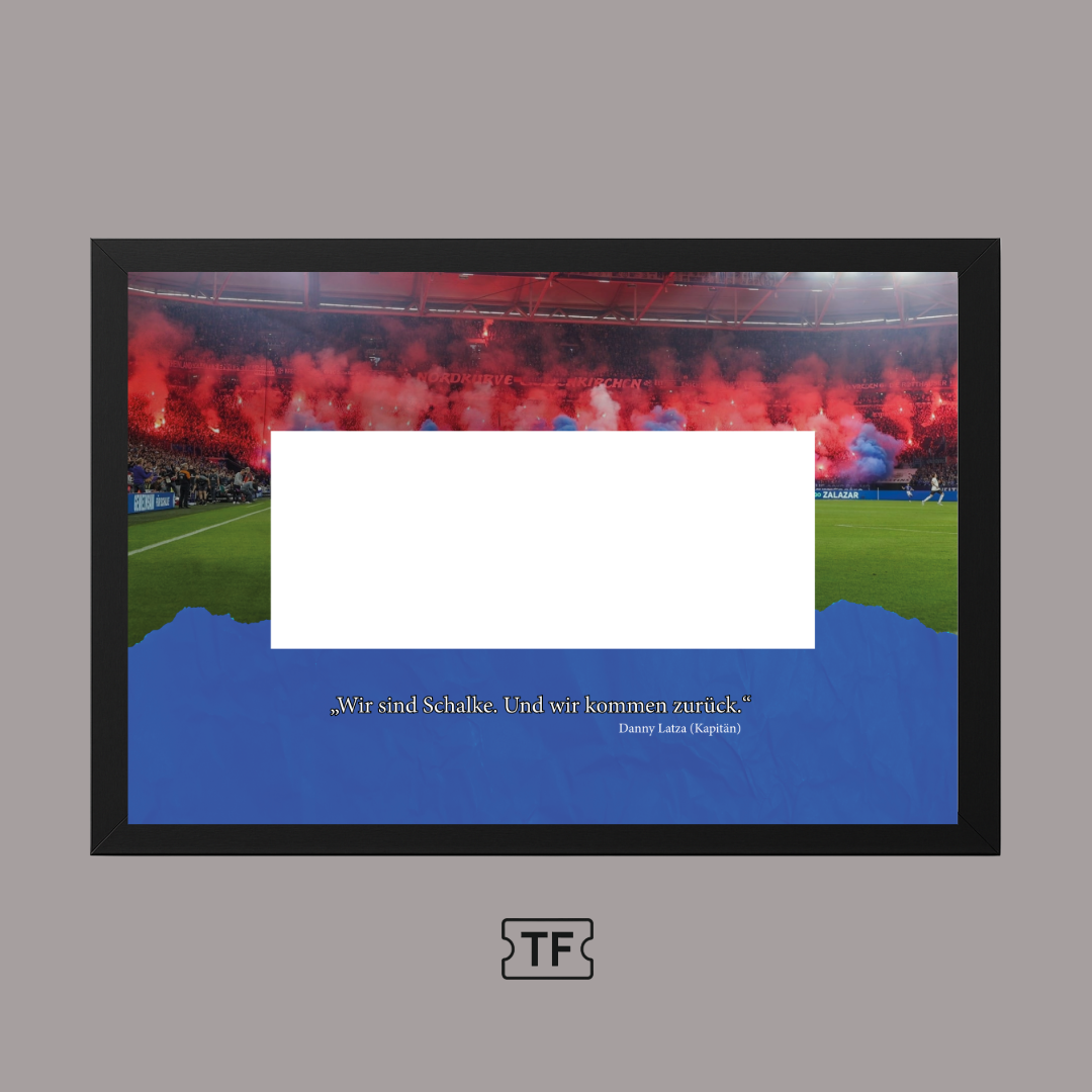 Zitat Frame - Schalke 04 gegen St.Pauli – Bild 3